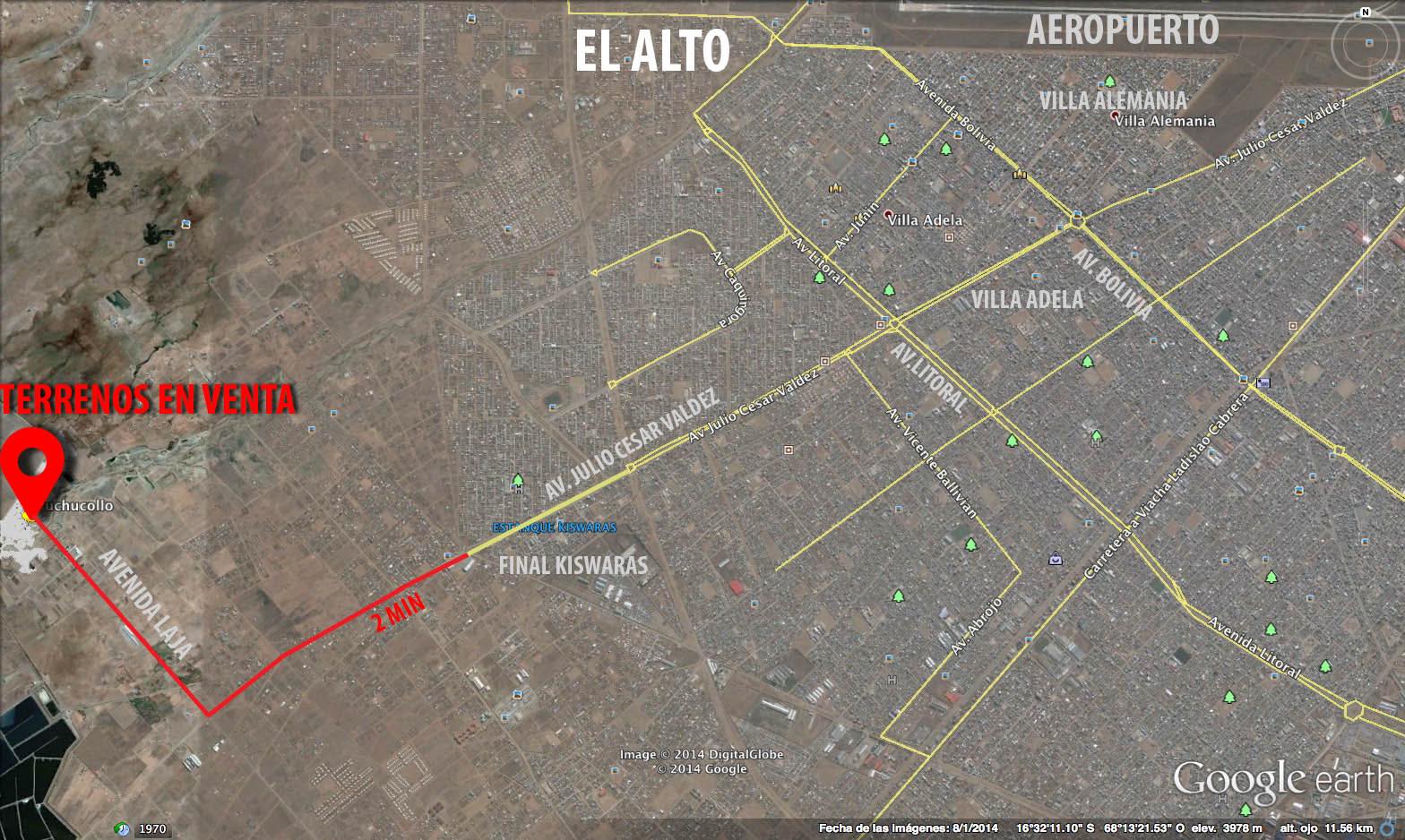 Terreno en VentaAv Laja S/n Zona Puchucollo    Foto 1