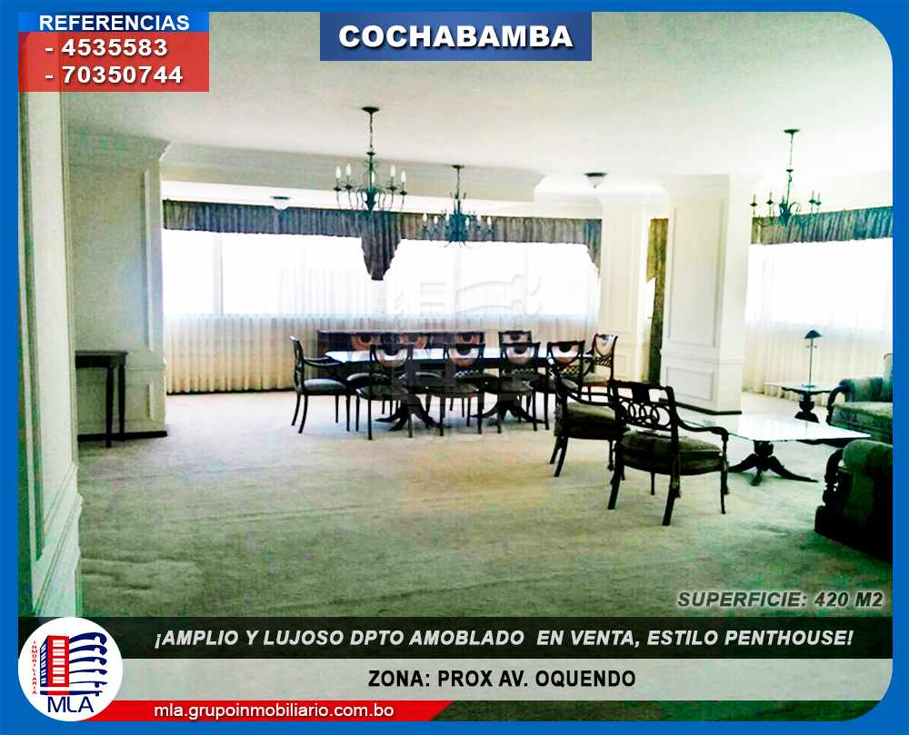 Departamento en Sudoeste en Cochabamba 4 dormitorios 2 baños 2 parqueos Foto 1