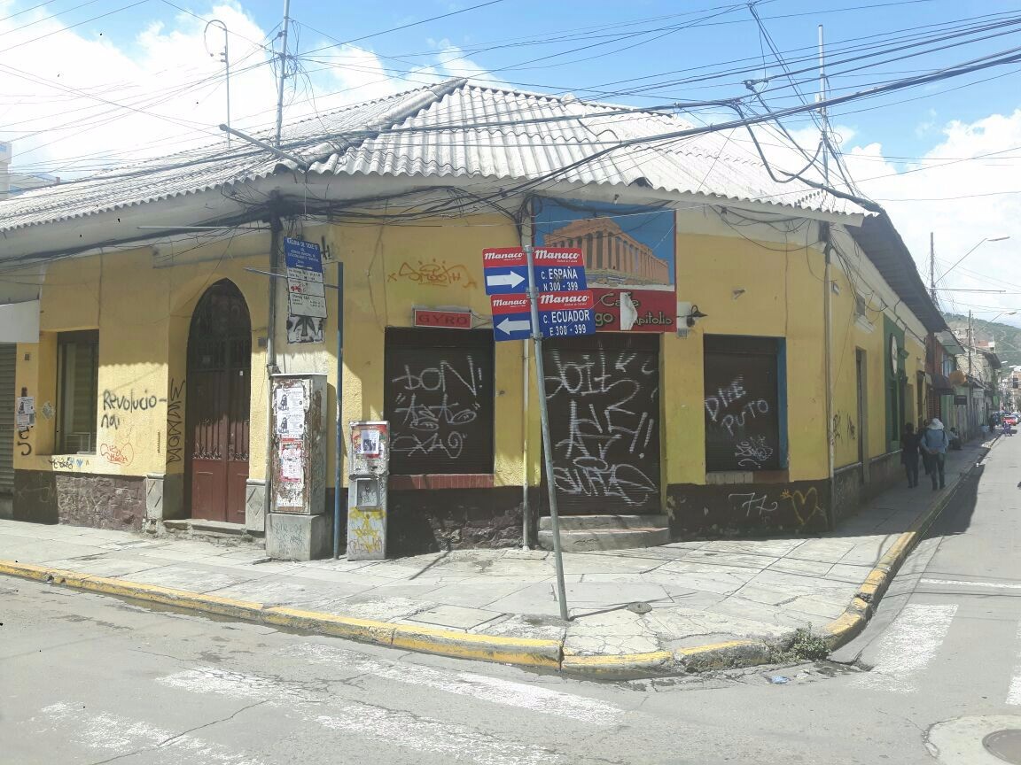 Terreno en VentaEspaña esq. Ecuador Pleno centro y esquina de la ciudad de Cbba    Foto 1