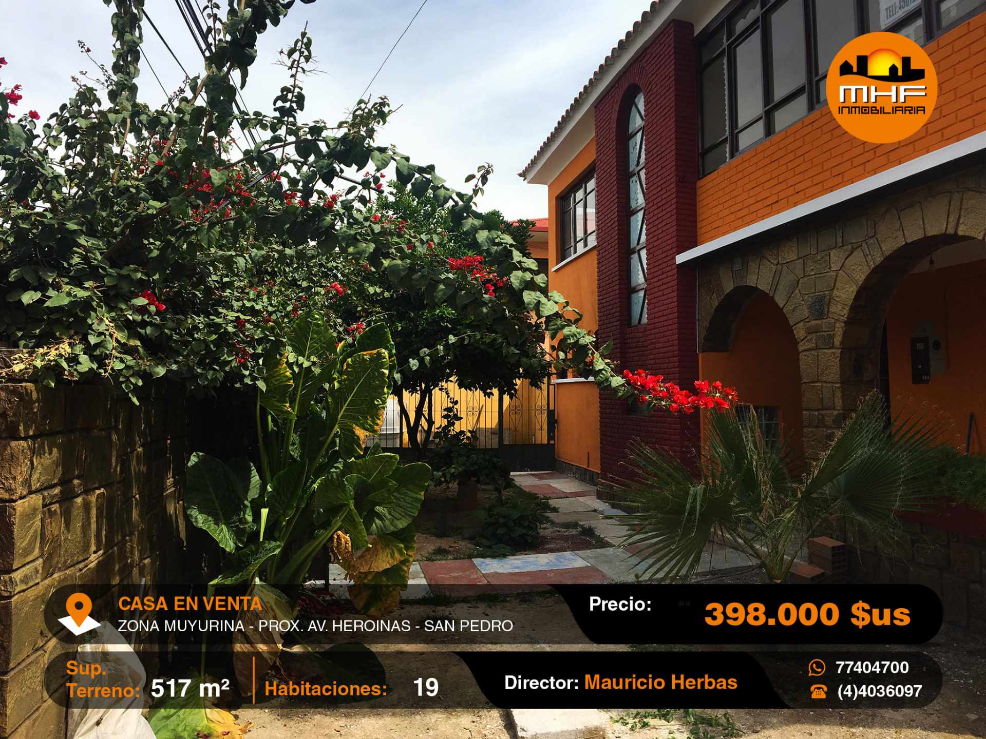 Casa en VentaPRÓXIMO AV. HEROÍNAS - TEMPLO SAN PEDRO 19 dormitorios 5 baños 2 parqueos Foto 1