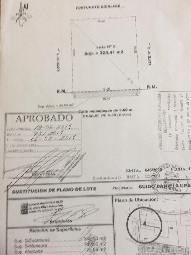 Terreno en VentaCalle La Paz,colcapirhua,cochabamba  Foto 5