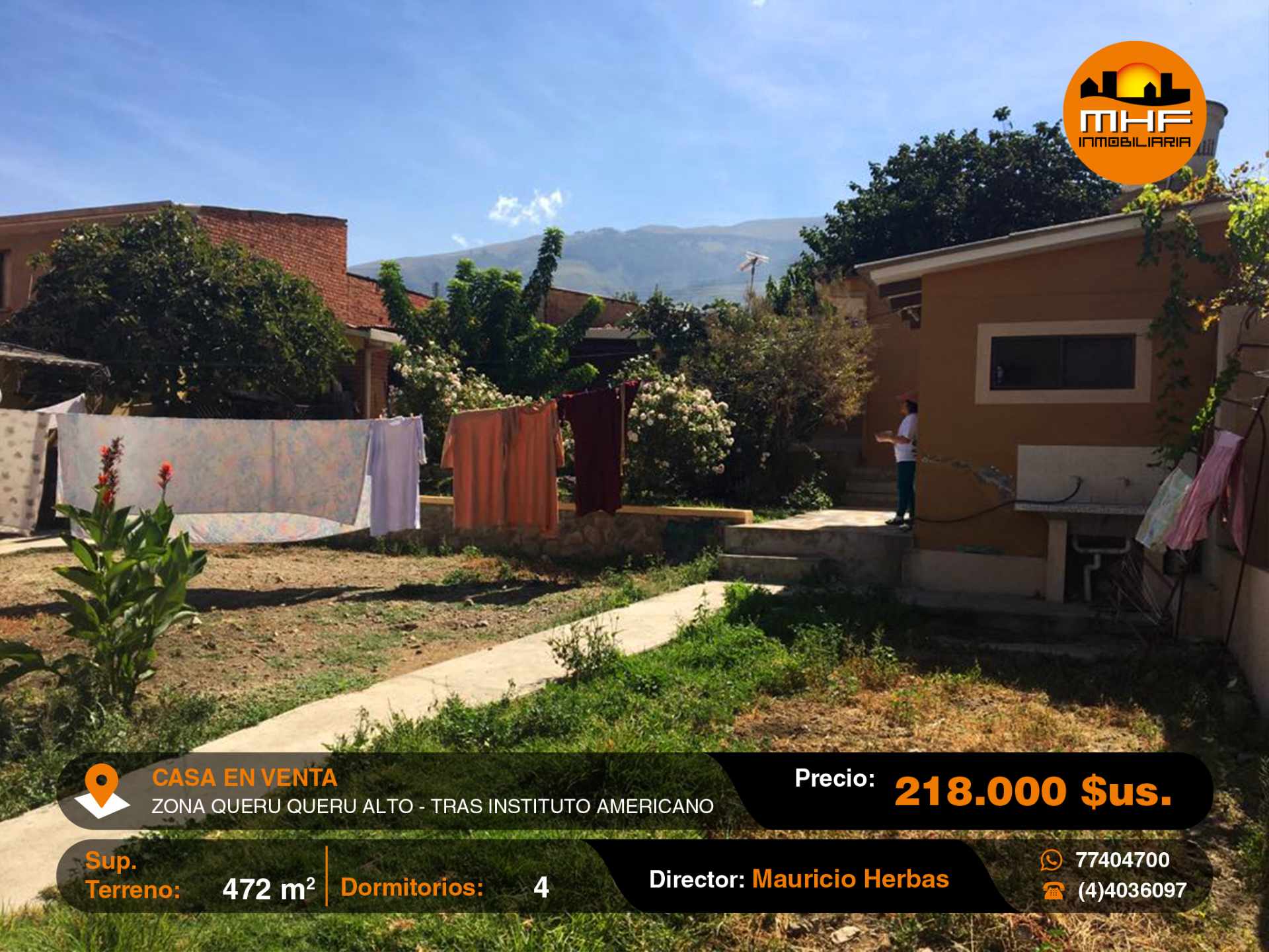 Casa en Queru Queru en Cochabamba 4 dormitorios 1 baños 3 parqueos Foto 1