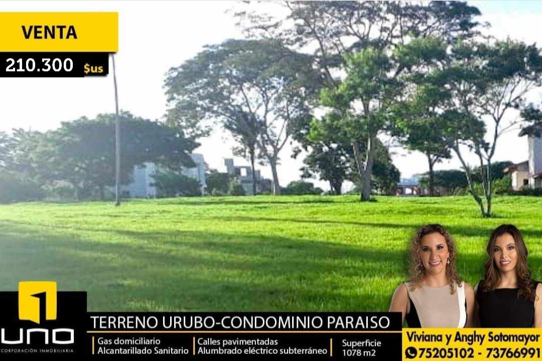 Terreno en VentaColinas del Urubó- Sector Paraiso Foto 1