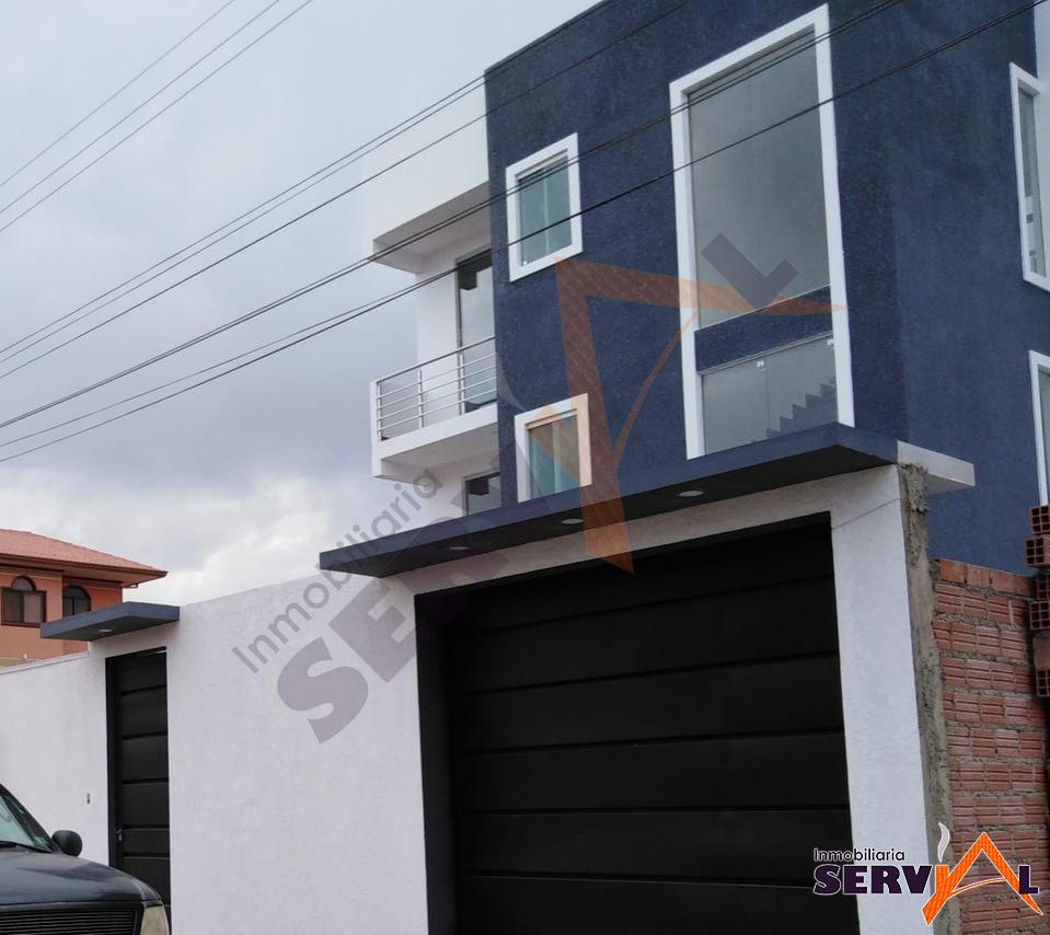 Casa CASA DE TRES PLANTAS ESTILO MINIMALISTA A ESTRENAR   INMEDIACIONES AV. D´ORBIGNY Y AV. THUNUPA Foto 1