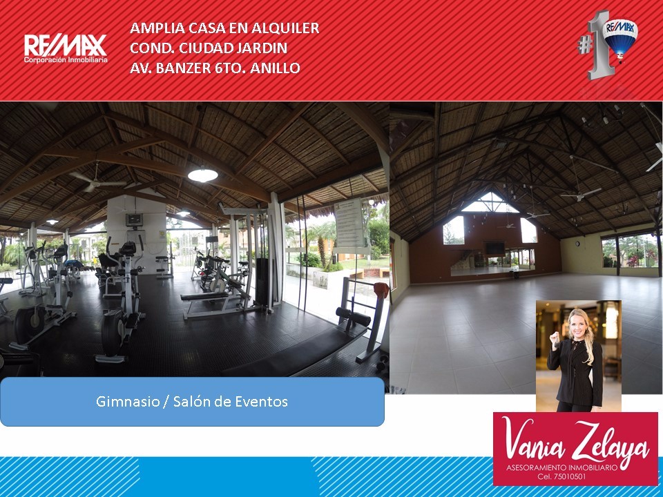 AMPLIA CASA EN ALQUILER COND. CIUDAD JARDÍN us 1,300 [UC119091]