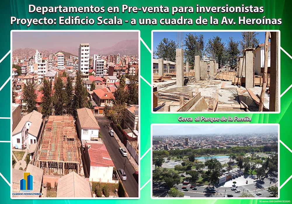 Departamento en Centro en Cochabamba 3 dormitorios 3 baños 1 parqueos Foto 1