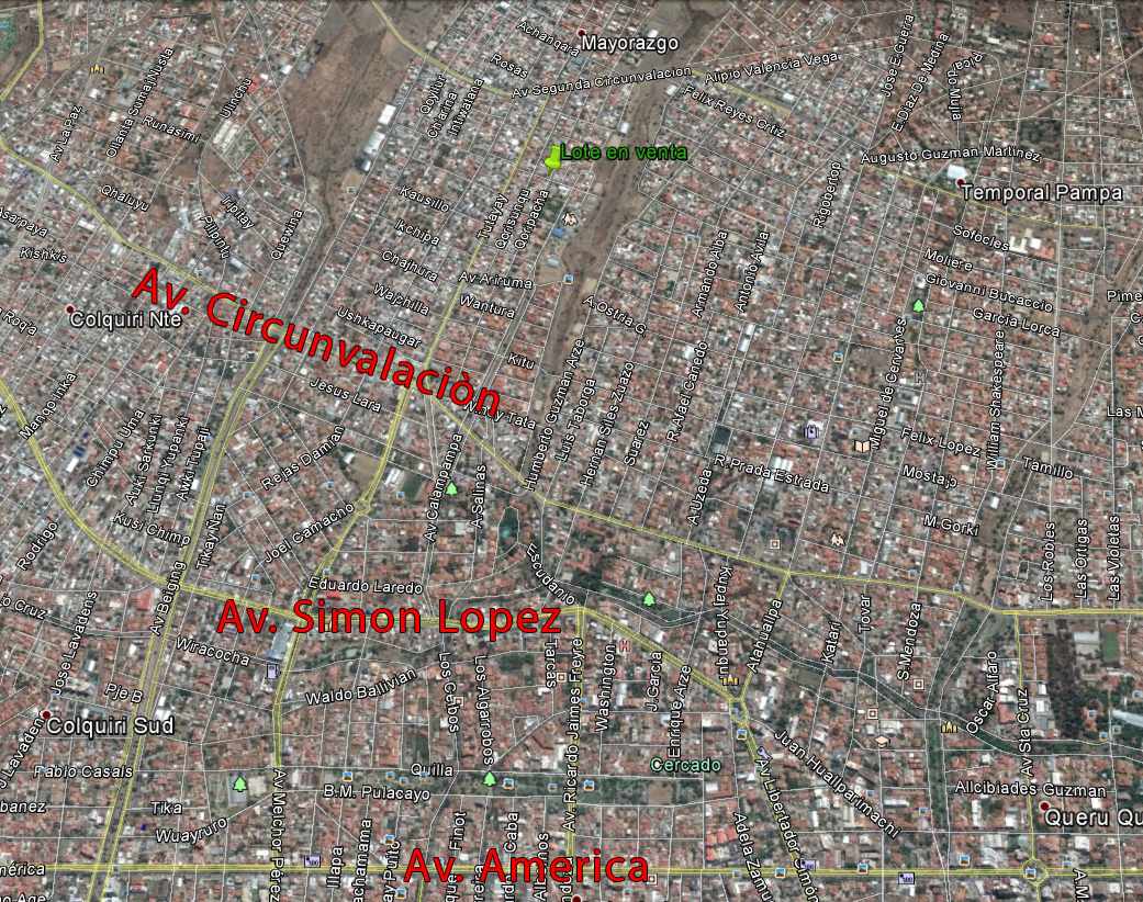 Terreno en Mayorazgo en Cochabamba    Foto 2