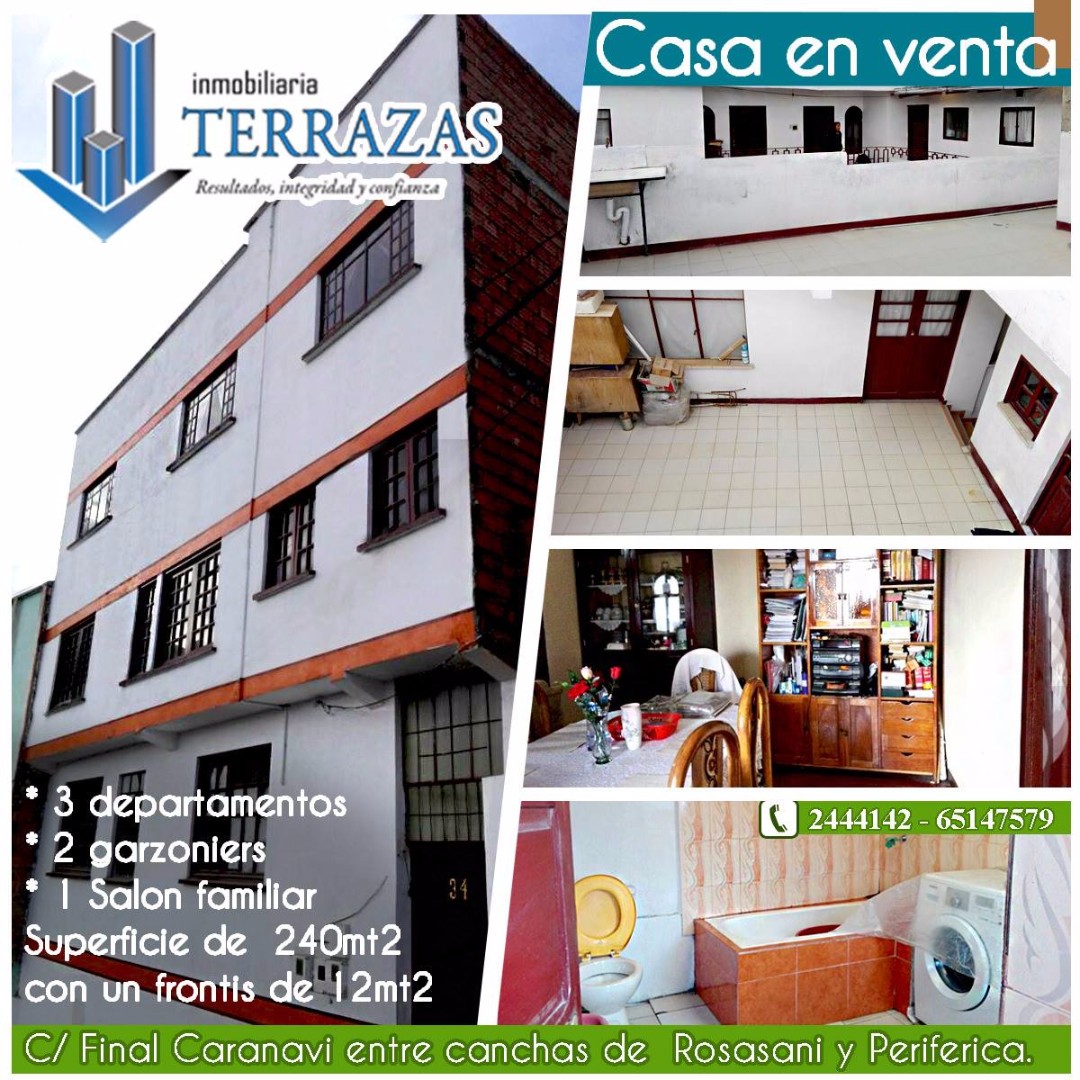 Casa en Villa Fatima en La Paz 3 dormitorios 3 baños  Foto 1