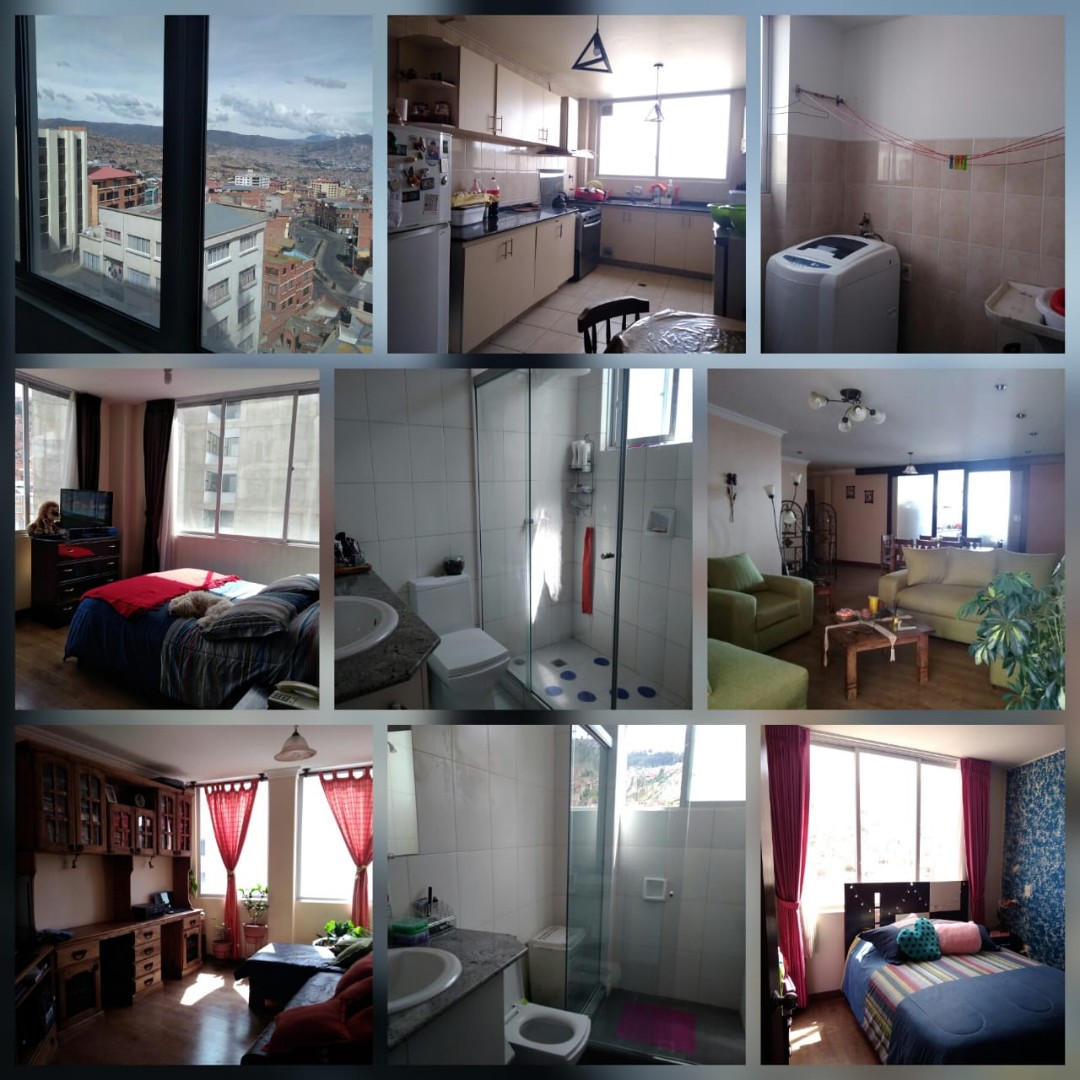 Departamento en Sopocachi en La Paz 3 dormitorios 3 baños 1 parqueos Foto 12