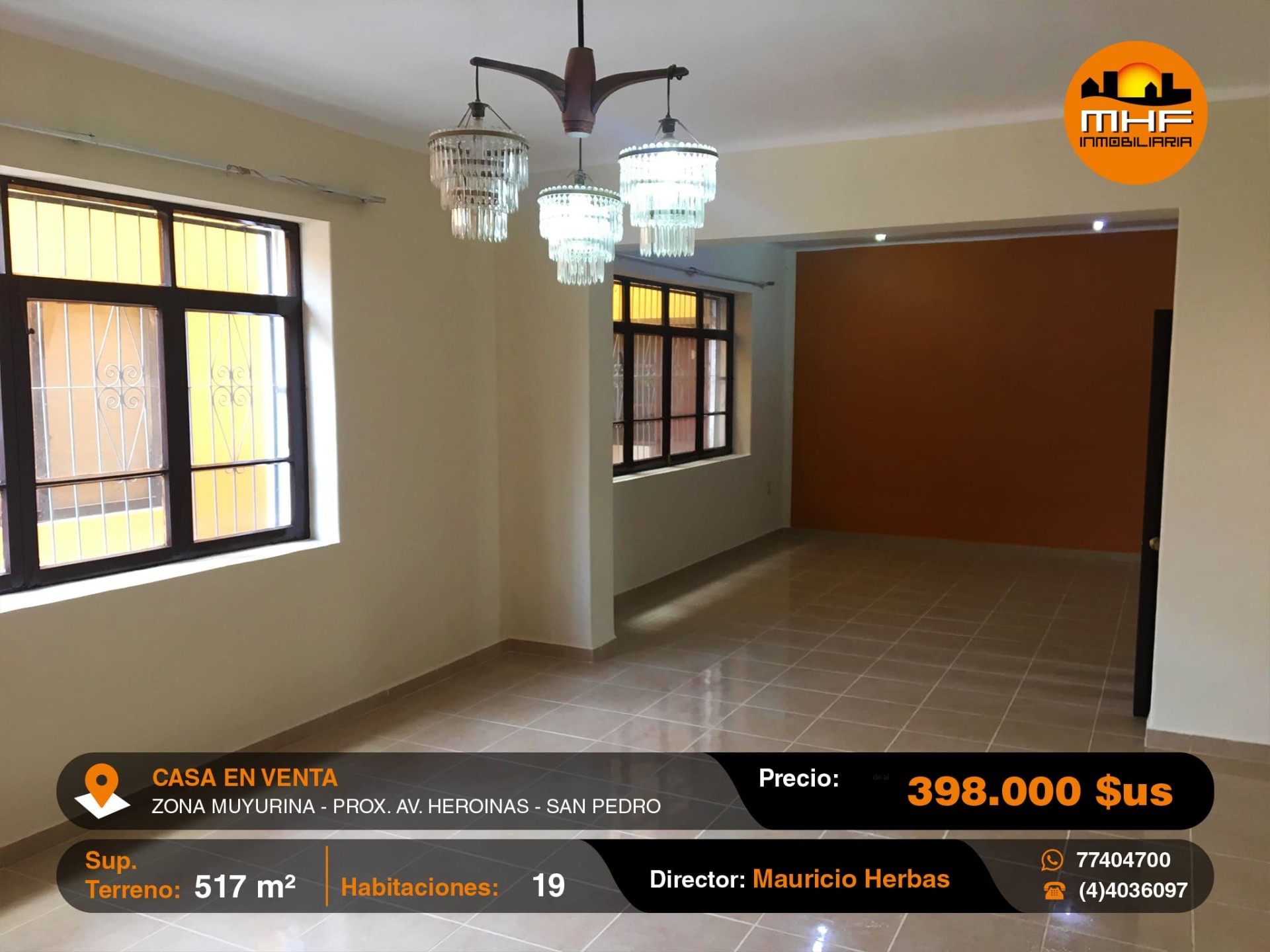Casa en VentaPRÓXIMO AV. HEROÍNAS - TEMPLO SAN PEDRO 19 dormitorios 5 baños 2 parqueos Foto 2