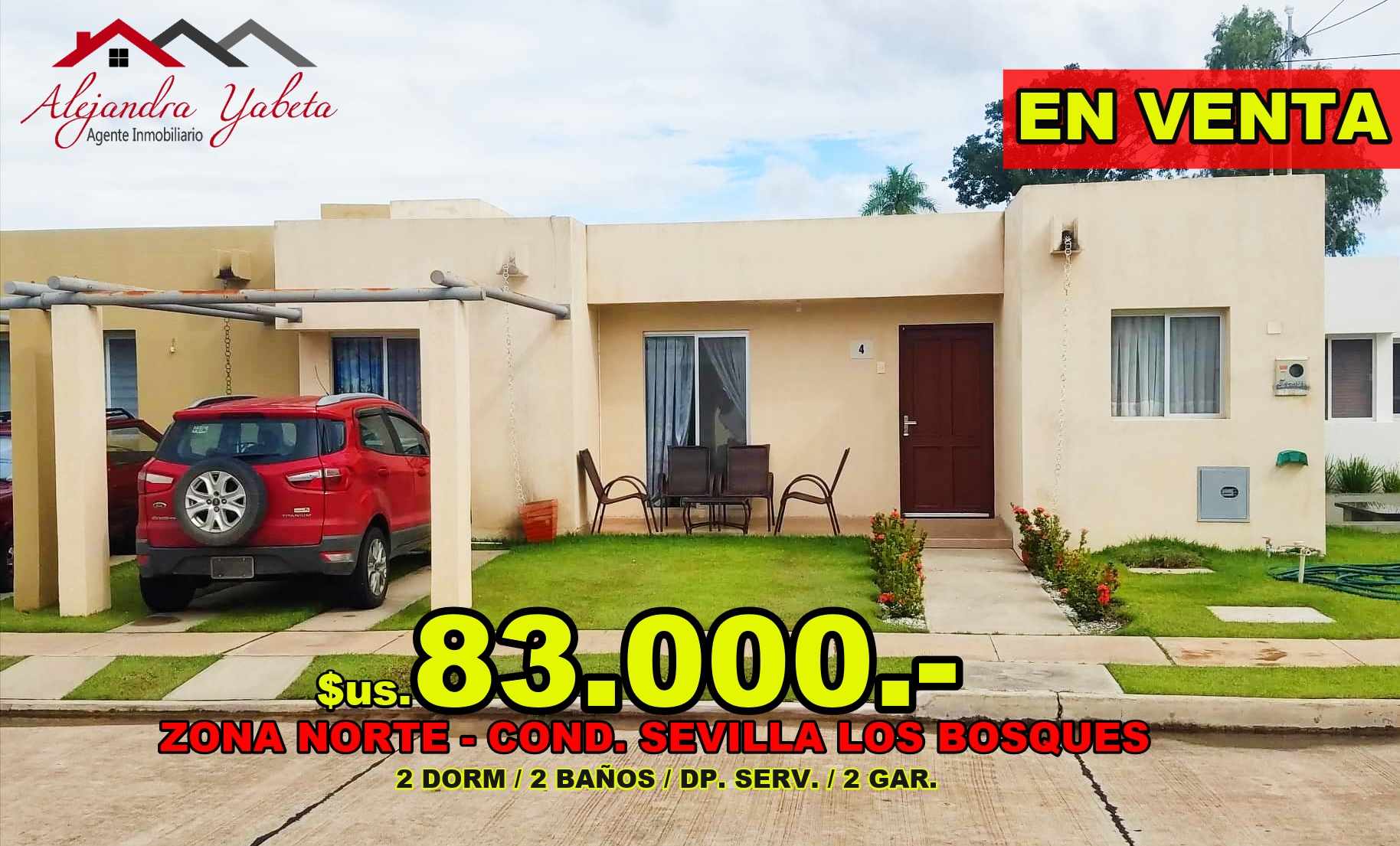 Casa ZONA NORTE - CONDOMINIO SEVILLA LOS BOSQUES - LINDA CASA EN VENTA EN $83.000.- Foto 1