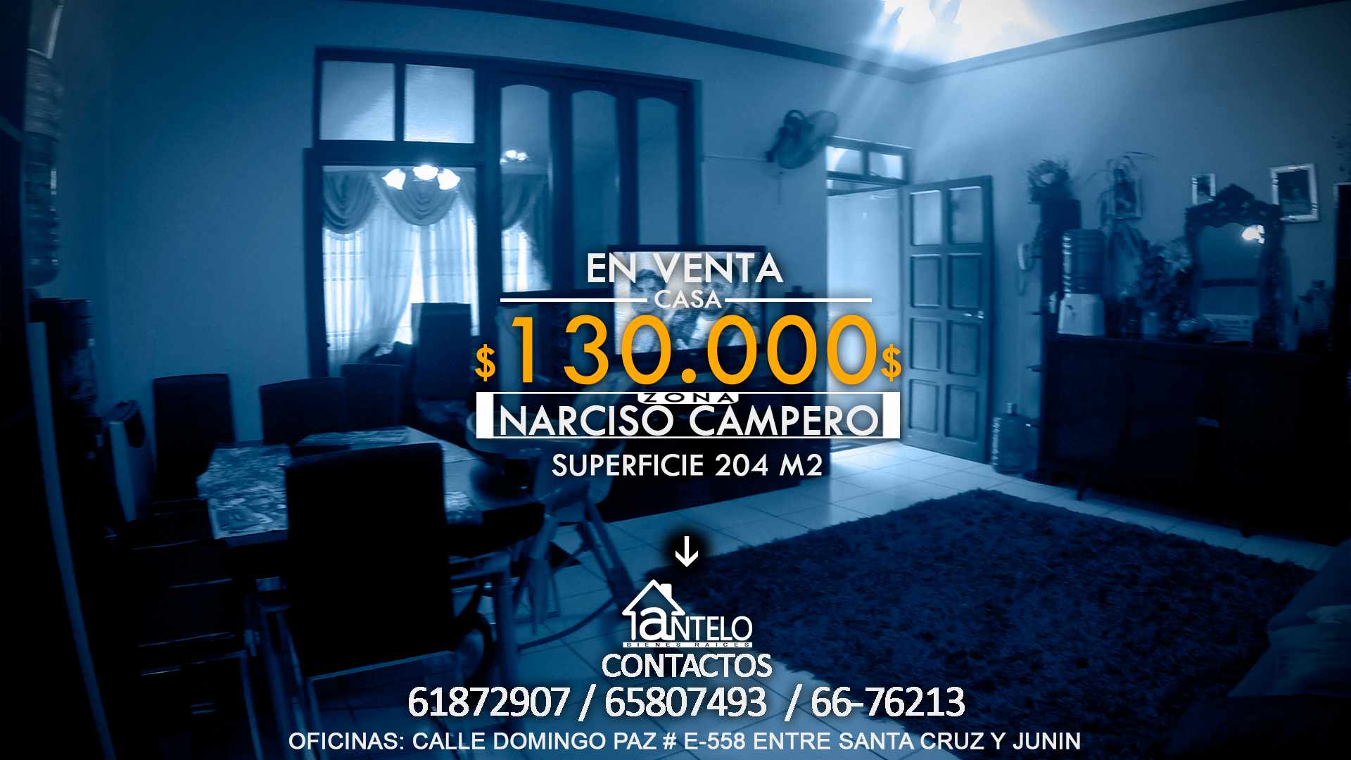 Casa en Las Panosas en Tarija 3 dormitorios 2 baños 1 parqueos Foto 1