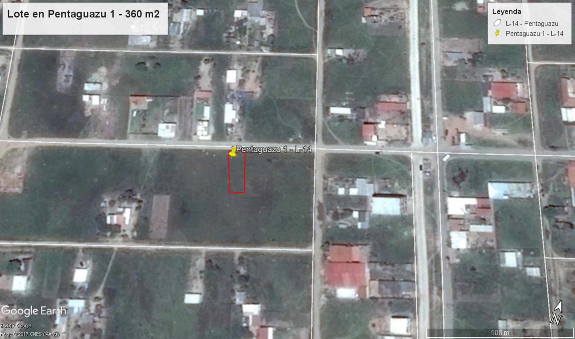 Terreno en VentaCarretera al Norte, Pentaguazu 1 , detras de Satelite Norte    Foto 1