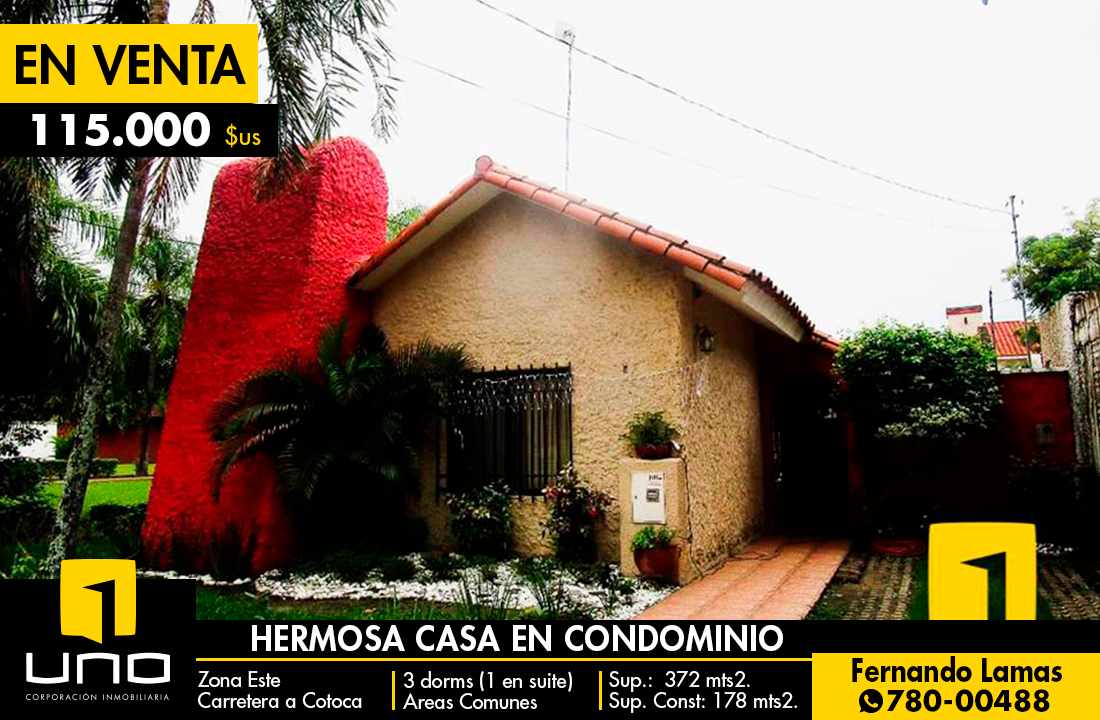 Casa en VentaCarretra a Cotoca Foto 1