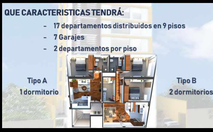 Departamento en Los Pinos en La Paz 2 dormitorios 2 baños 1 parqueos Foto 2