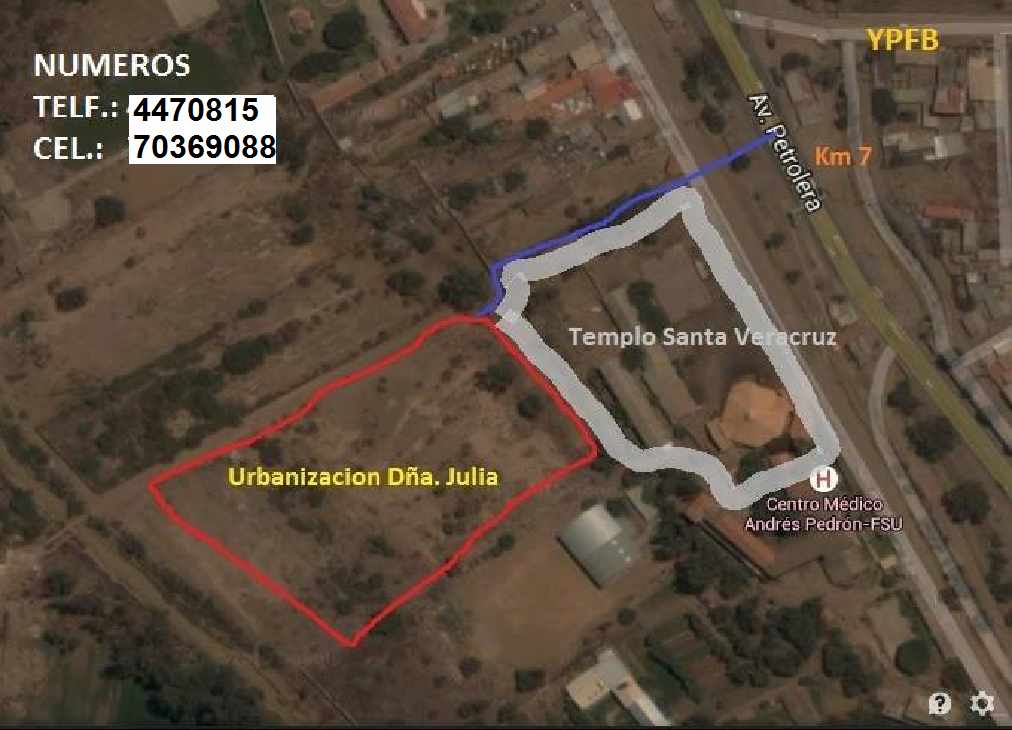 Terreno en Ushpa Ushpa en Cochabamba    Foto 2