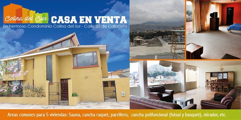 Casa en Calacoto en La Paz 3 dormitorios 4 baños 1 parqueos Foto 4