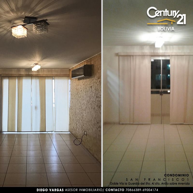 Departamento en Entre 5to y 6to anillo Sur en Santa Cruz de la Sierra 3 dormitorios 3 baños 1 parqueos Foto 2