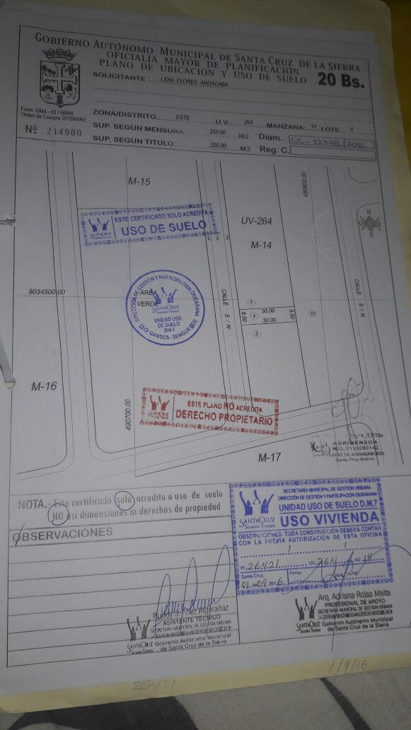 Terreno en VentaURBANIZACION ANDALUCIA KM. 5 1/2 CARRETERA A COTOCA, A 100 M DEL PAVIMENTO, (LA ZONA DEL FUTURO EN SANTA CRUZ), A CUADRAS DEL PARQUE ECOLOGICO, Foto 1