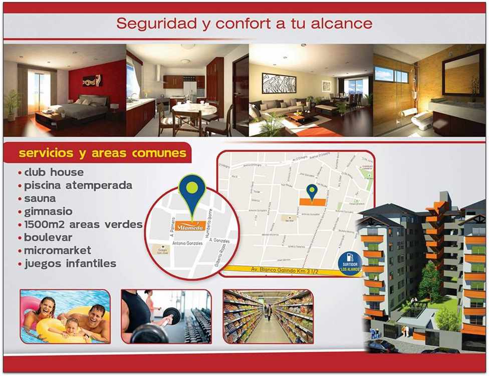 Departamento en Hipódromo en Cochabamba 3 dormitorios 2 baños 1 parqueos Foto 1