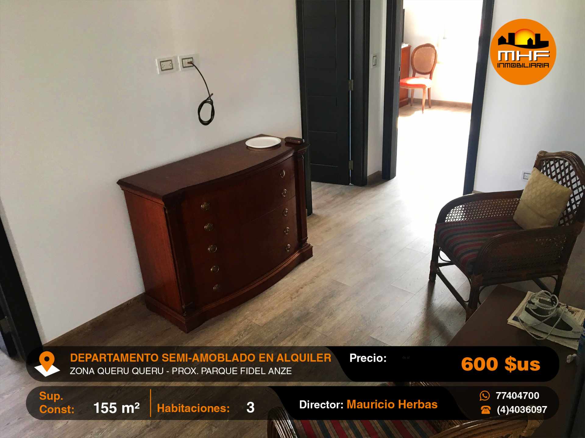 Departamento en Queru Queru en Cochabamba 3 dormitorios 3 baños 1 parqueos Foto 6