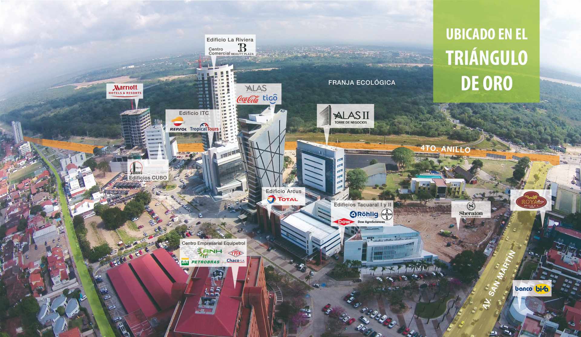 Oficina en AlquilerTorre de Negocios ALAS piso 8, Equipetrol Norte  Centro Empresarial Equipetrol. Av. Las Ramblas esquina los Cedros. Foto 3