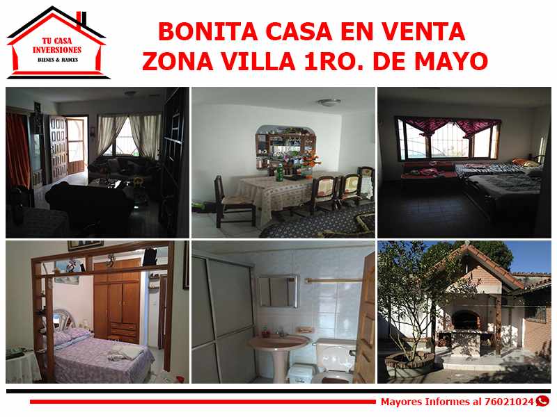 Casa Casa en Venta Zona Villa 1ro. de mayo B/Hermenca Foto 8