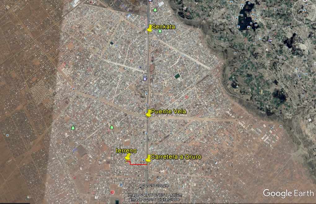 Terreno en Ciudad Satélite en El Alto    Foto 3