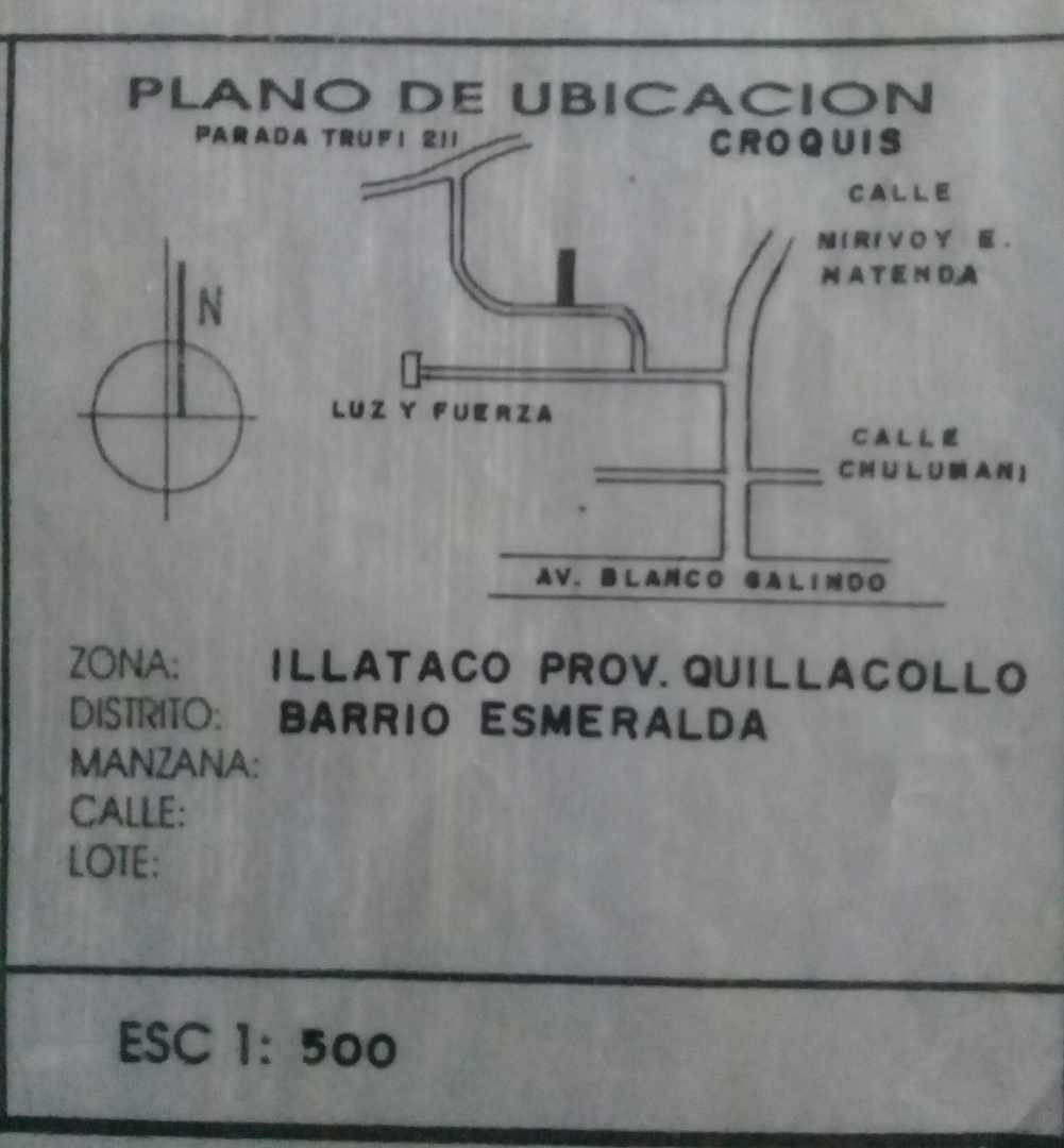 Terreno Illataco, Quillacollo, Cochabamba Foto 1