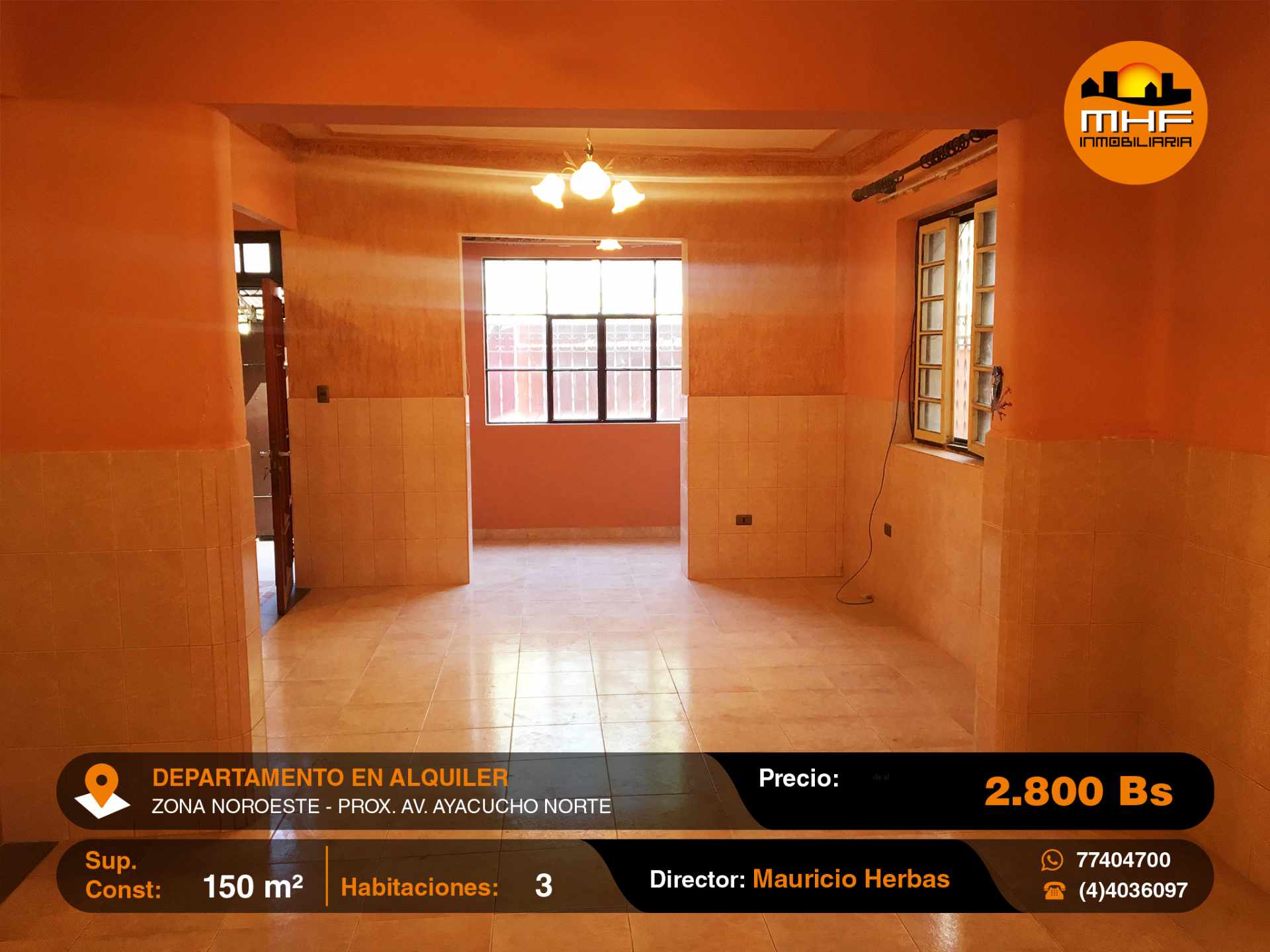 Departamento en Noroeste en Cochabamba 3 dormitorios 2 baños 1 parqueos Foto 10