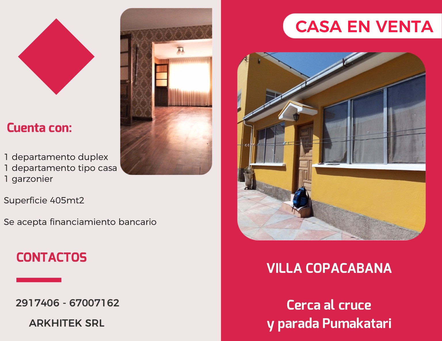 Casa en Villa Copacabana en La Paz 4 dormitorios 3 baños  Foto 1