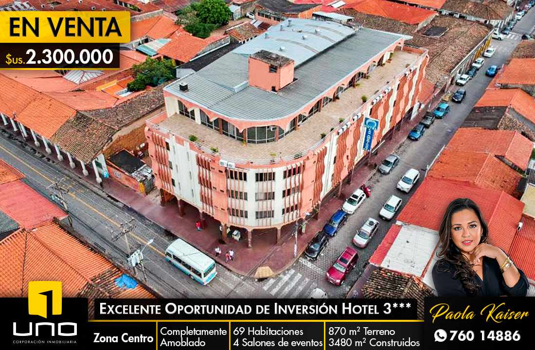 Edificio en VentaCÉNTRICO HOTEL EN VENTA CALLE 21 DE MAYO 69 dormitorios 75 baños 15 parqueos Foto 5