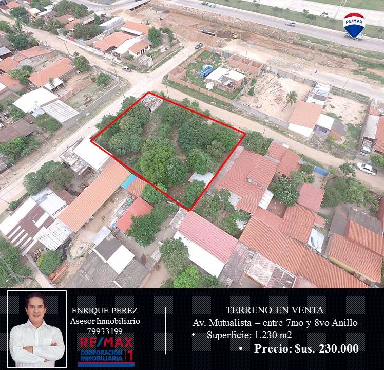 Terreno Av. Mutualista 7mo Anillo - Zona Cambodromo Foto 9