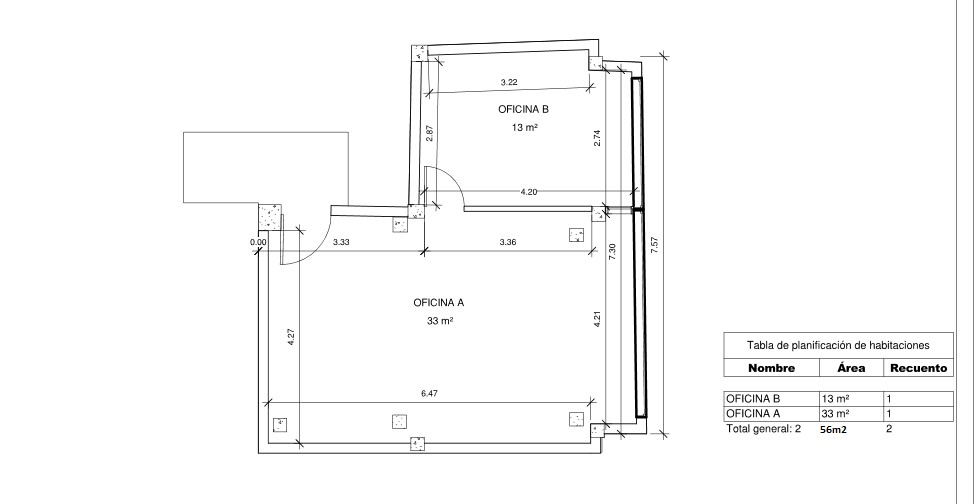 Oficina en AlquilerSopocahi centro frente a monoblog umsa. edificio universal piso 4 oficina 4A 2 dormitorios 1 baños  Foto 6