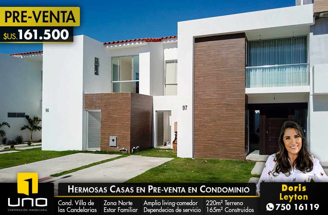 Hermosas casas en pre venta zona norte en condominio UltraCasas