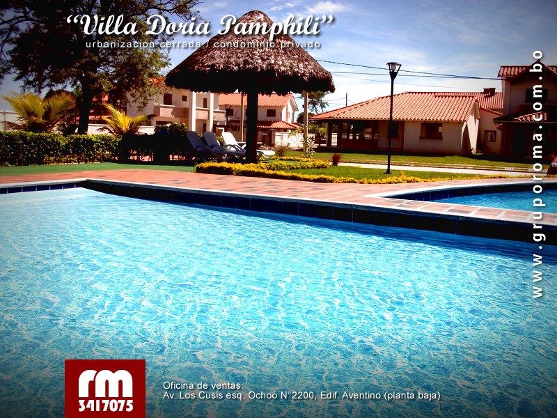Casa en Venta8vo Anillo - Remanso 3 - Cond. Villa Doria Pamphili 3 dormitorios 3 baños 2 parqueos Foto 2