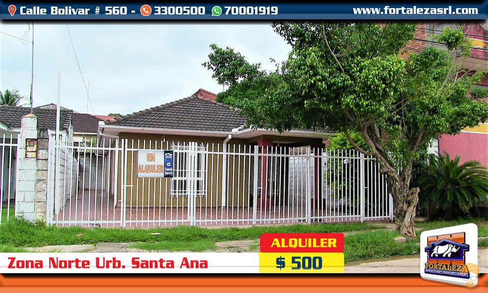 Casa en AlquilerCASA EN ALQUILER  Zona Norte Urb Santa Ana    Foto 1