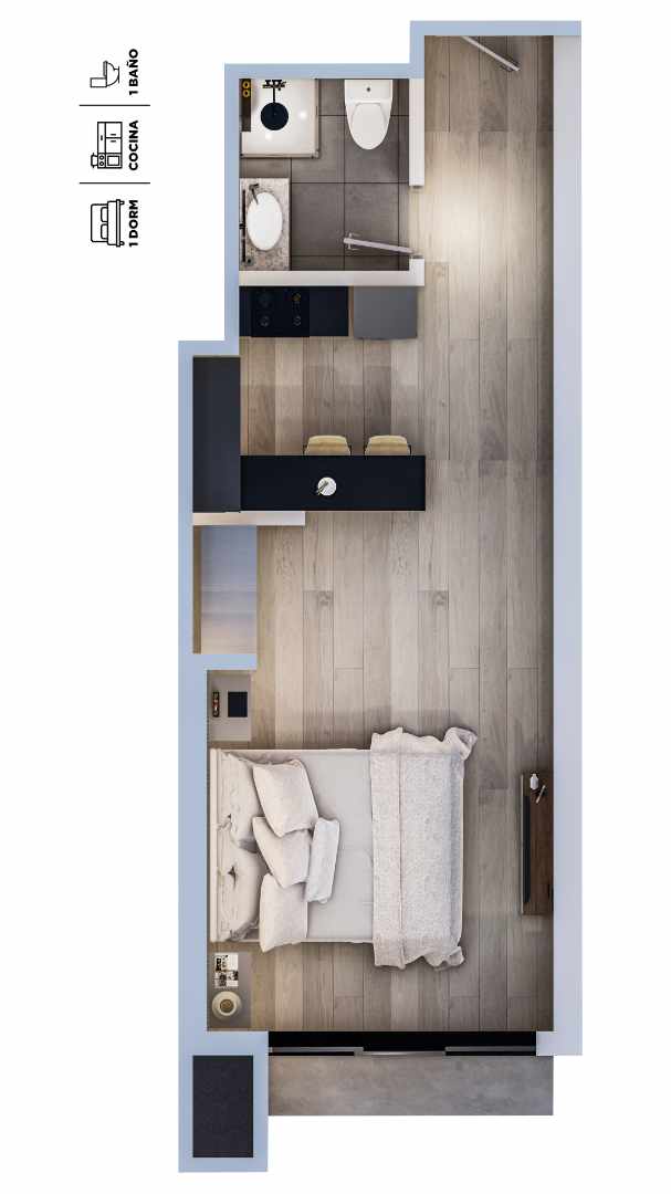 Departamento en VentaTribu Hera Tower Foto 7