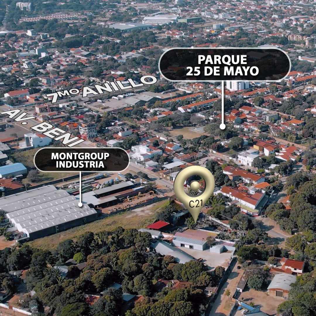 Terreno en VentaZONA NORTE.! SOBRE AV. BENI. EN ESQUINA!  ENTRE 6TOBY 7MO ANILLO!! Foto 2