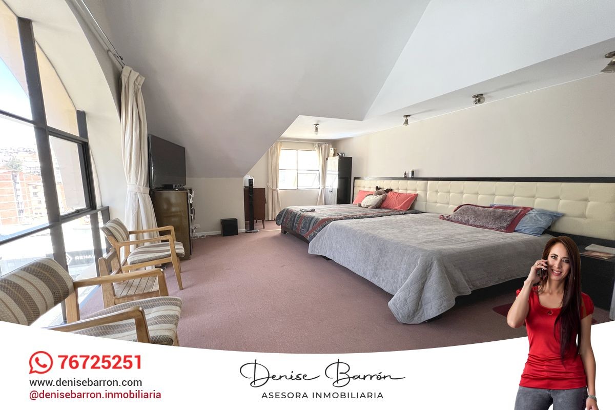 Departamento en VentaSOPOCACHI, PENTHOUSE 4D TRIPLEX A PRECIO DE REMATE!! 4 dormitorios 5 baños 2 parqueos Foto 7