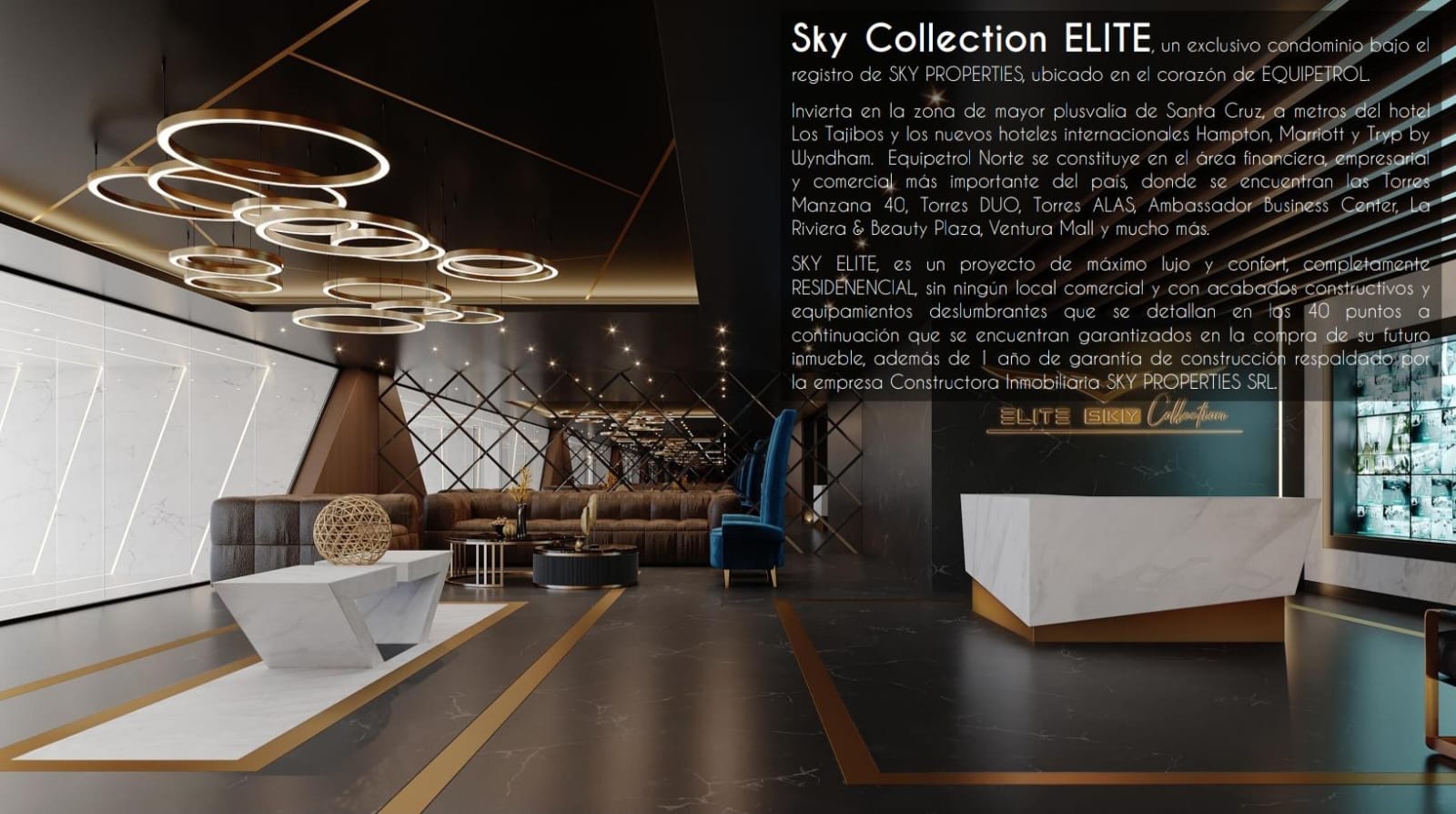 Departamento en AnticréticoEquipetrol,  Sky Elite Collection 1 dormitorios 1 baños  Foto 3