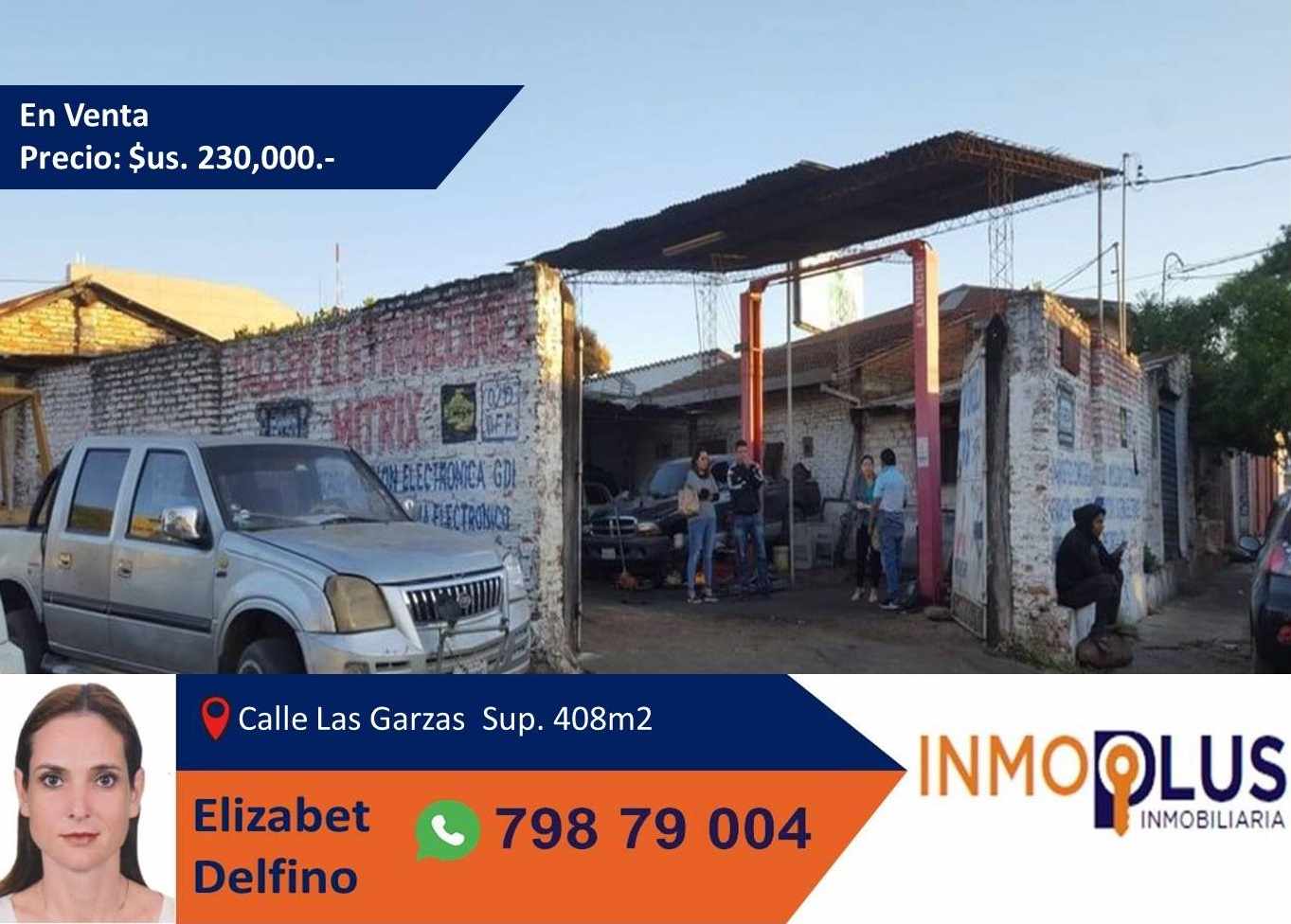 Terreno en VentaTERRENO EN VENTA a una cuadra del Segundo anillo entre Mutualista y Paragua.    Foto 1