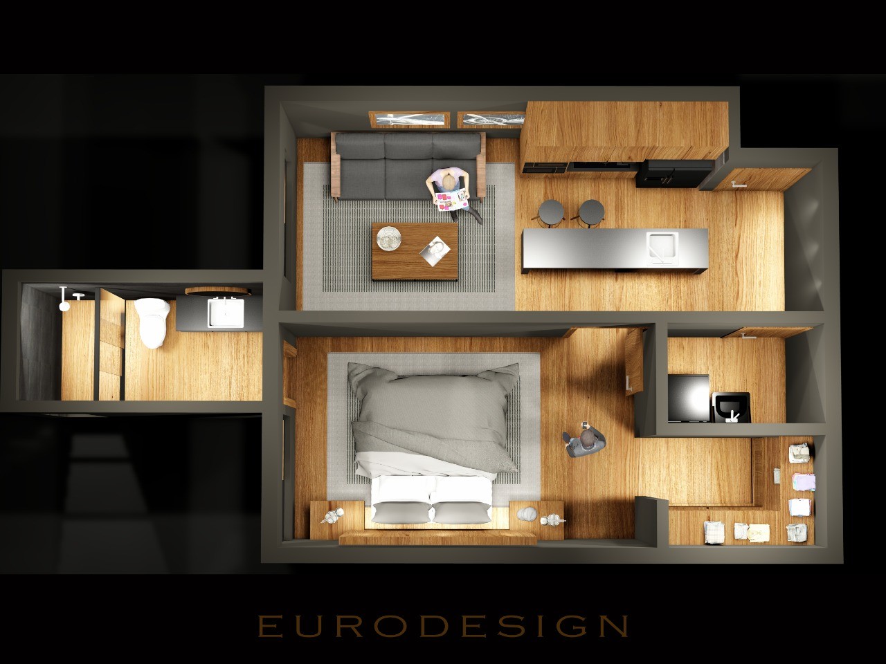 Departamento en VentaEquipetrol a estrenar en Sky Euro Design Suites 1 dormitorios 1 baños  Foto 3