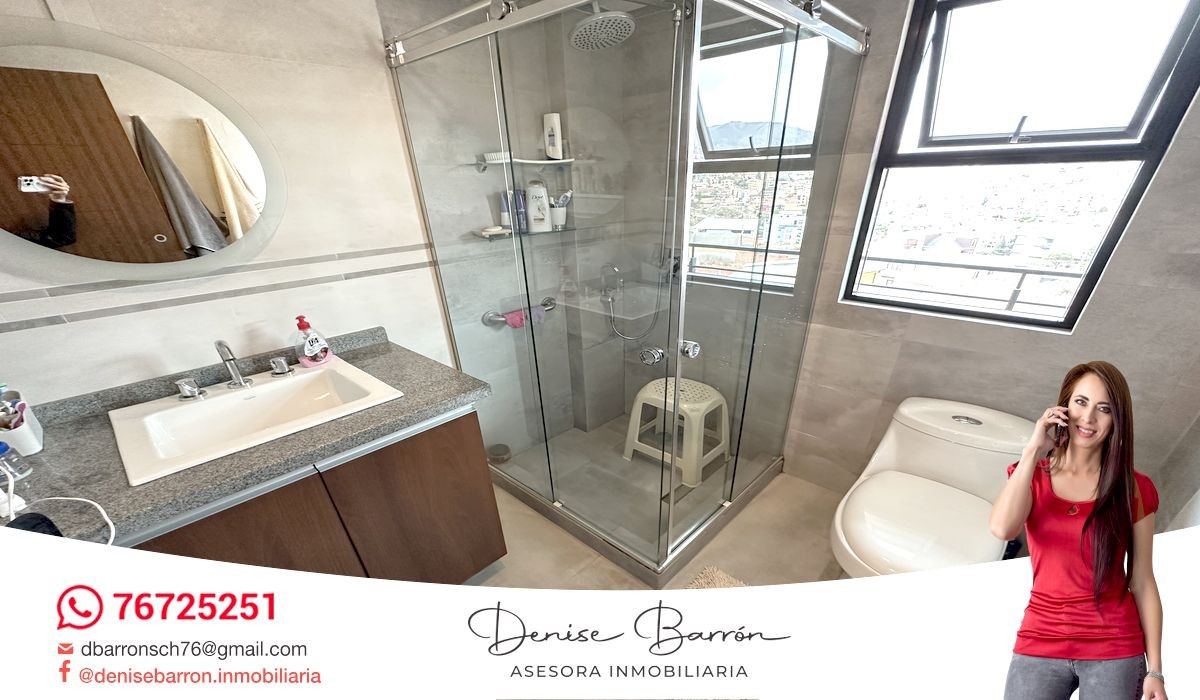 Departamento en VentaAlto Calacoto, Calle 37, Bello Depto 2d en suite en venta 2 dormitorios 3 baños 1 parqueos Foto 2