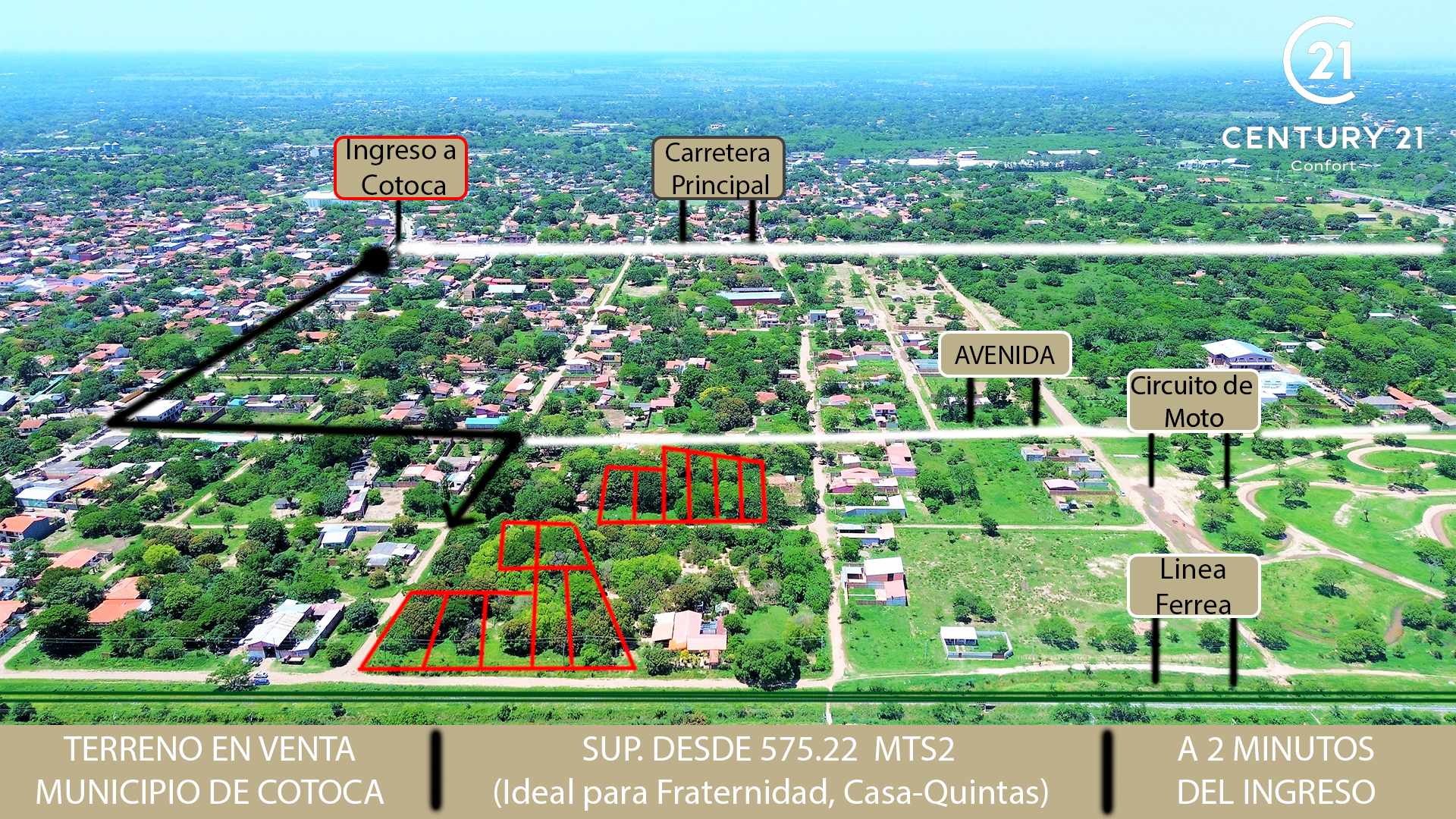 Terreno en VentaMunicipio de Cotoca Foto 1