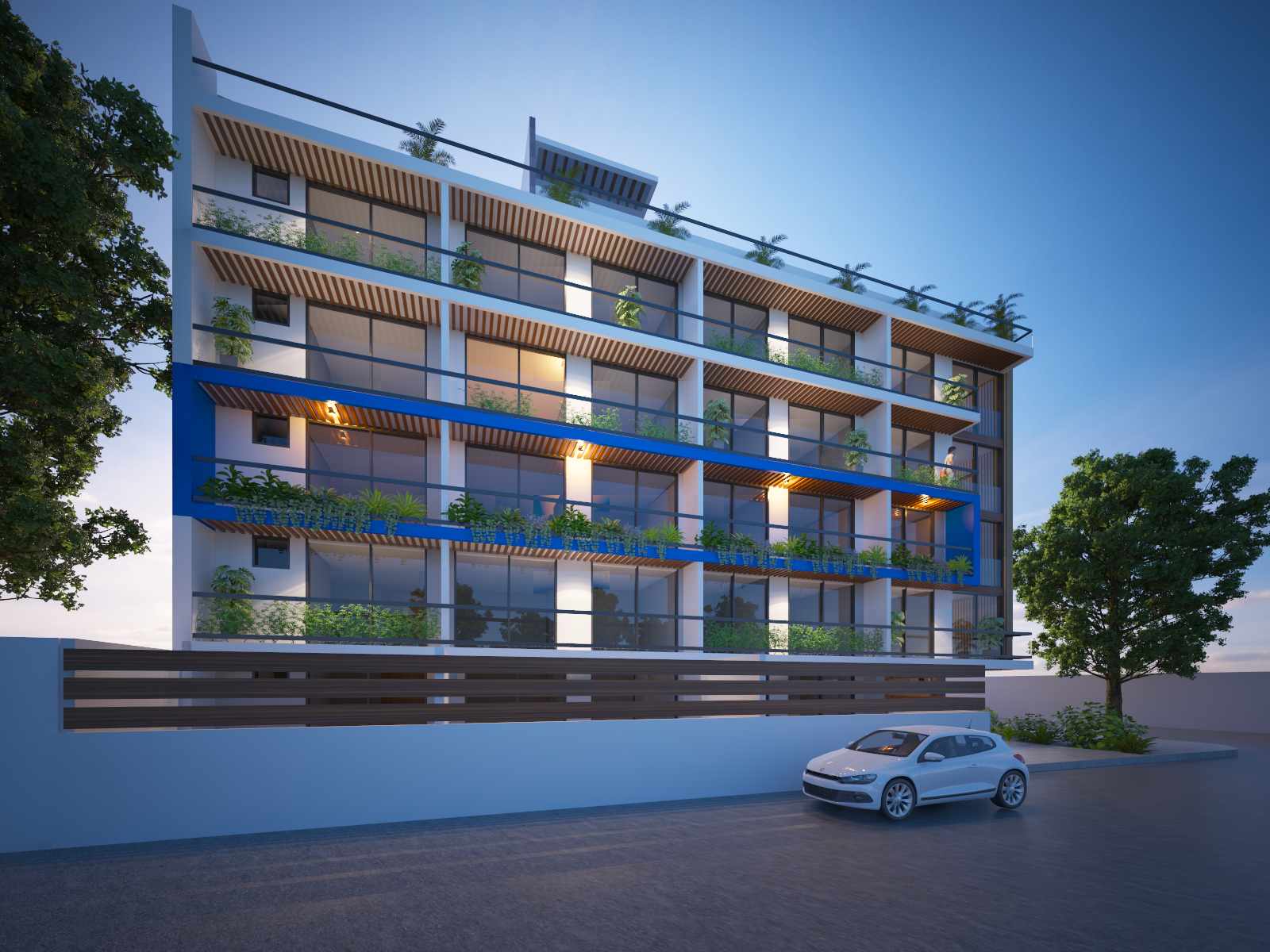 Departamento en VentaAv. Banzer entre 3er y 4to anillo Edificio Blue Box Foto 3