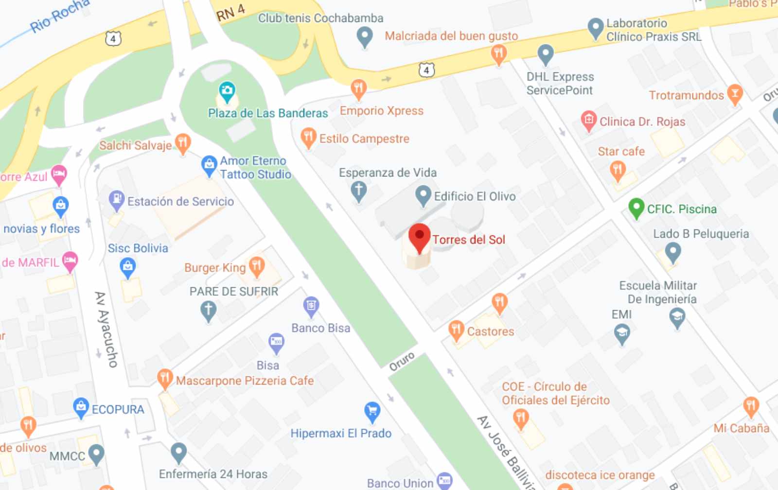 Departamento en Noroeste en Cochabamba 2 dormitorios 3 baños 1 parqueos Foto 14