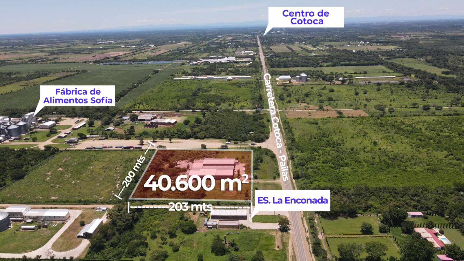 Terreno en VentaCarretera a Cotoca Foto 2