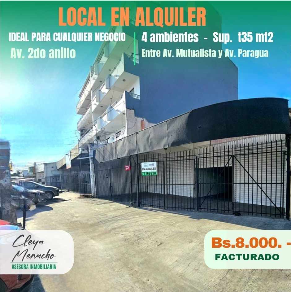 Departamento en AlquilerSobre 2do anillo,  entre Av. Paragua y Av mutualista  Foto 1