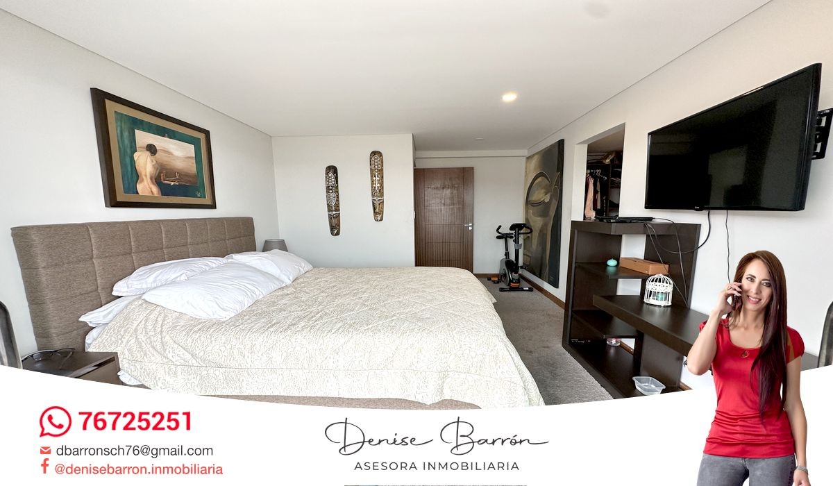 Departamento en VentaAlto Calacoto, Calle 37, Bello Depto 2d en suite en venta 2 dormitorios 3 baños 1 parqueos Foto 4